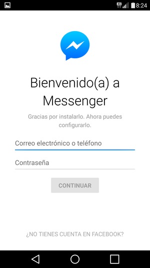 Su aplicación está lista para usar
