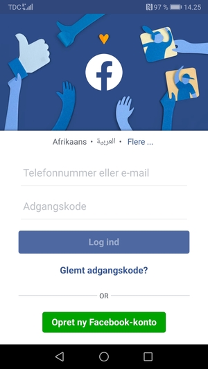 Din app er klar til brug