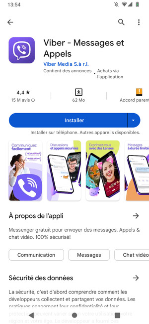 Sélectionnez Installer