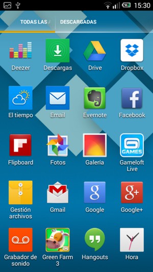 Desplácese y seleccione Email