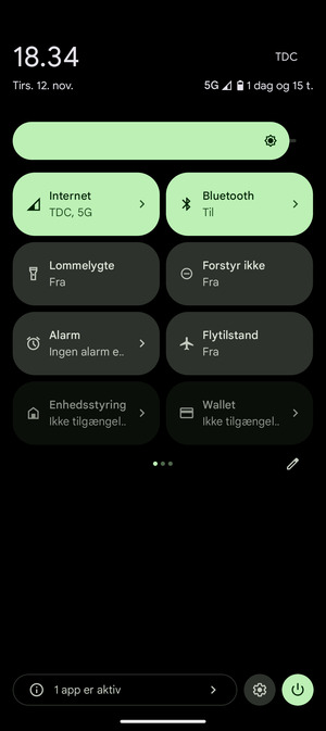 Vælg Bluetooth