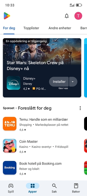 Velg Søk