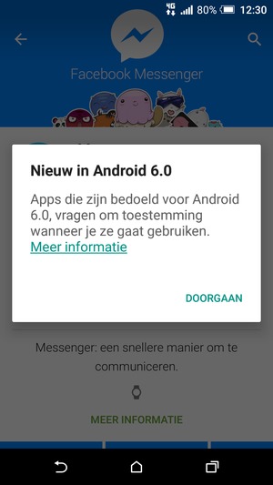 Selecteer DOORGAAN