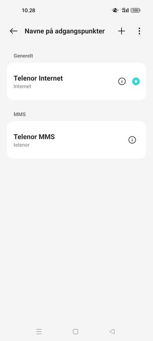 Vælg Menu-knappen