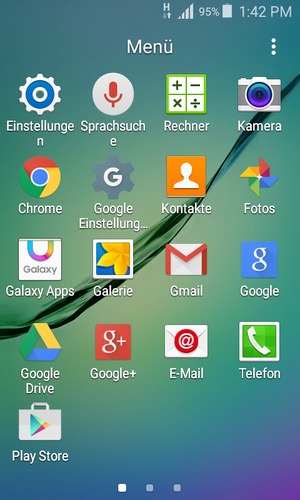 Wählen Sie Einstellungen