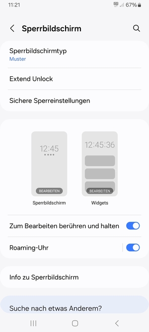 Ihr Handy ist jetzt mit einer Bildschirmsperre gesichert