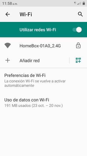 Seleccione la red inalámbrica a la que desea conectarse