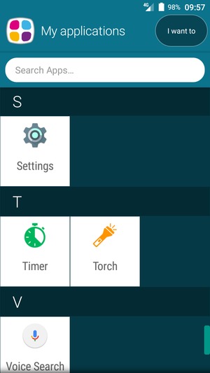 Select Settings