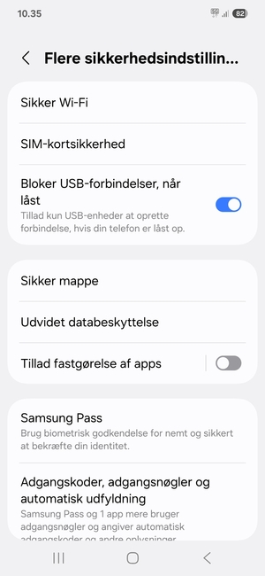 Vælg SIM-kortsikkerhed