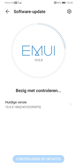 Wacht tot de zoekopdracht beëindigd is