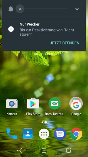 Drücken Sie erneut für Lautlos-Modus