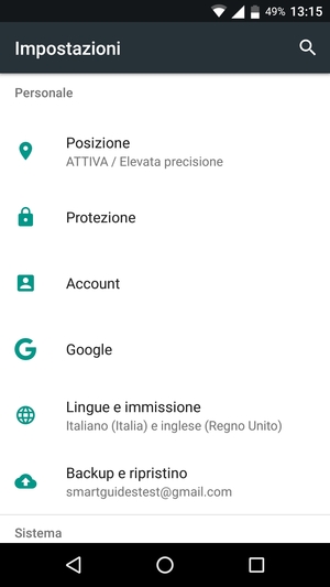 Per cambiare il PIN della scheda SIM, vai al menu Impostazioni e seleziona Protezione / Sizurezza