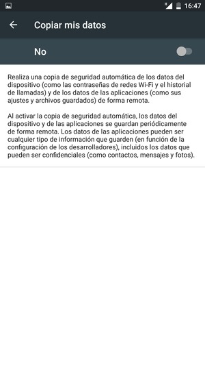 Active Copiar mis datos