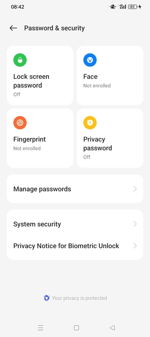 Select System security