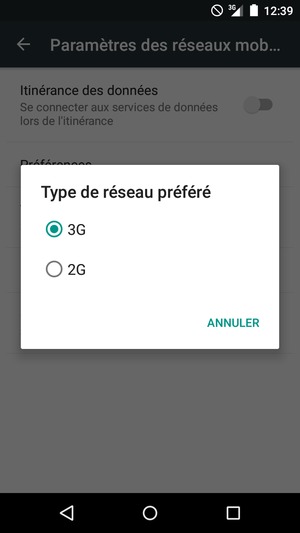 Sélectionnez votre option préférée