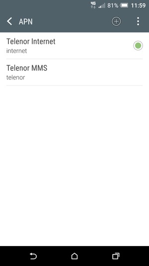 Sélectionnez le bouton du Menu