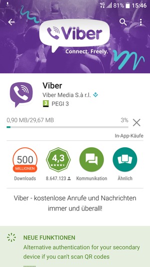 Warten Sie, bis der Installationsprozess  beendet ist