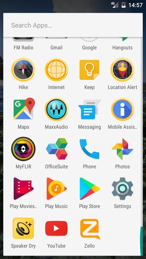 Scroll to and select Settings