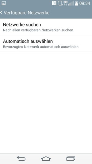 Wählen Sie Netzwerke suchen