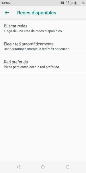 Seleccione Buscar redes