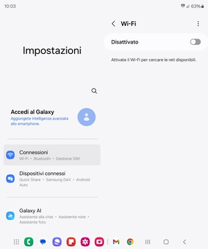 Attiva Wi-Fi