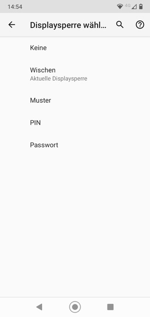 Wählen Sie Muster