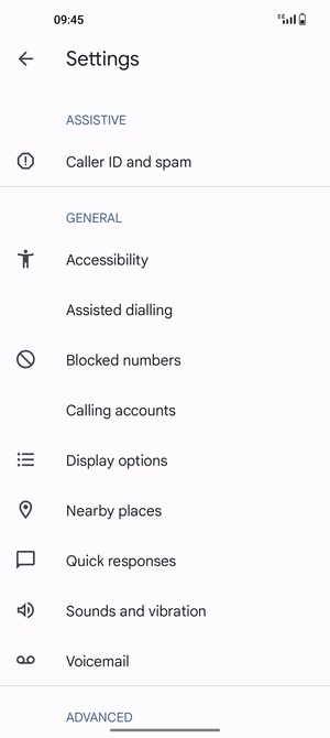 Select Voicemail