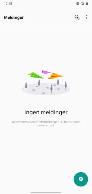 Velg menyknappen