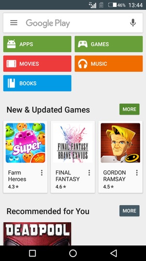 Select the Search bar