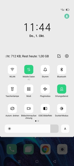 Schalten Sie Ortungsdienst aus
