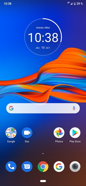 Sélectionnez Google