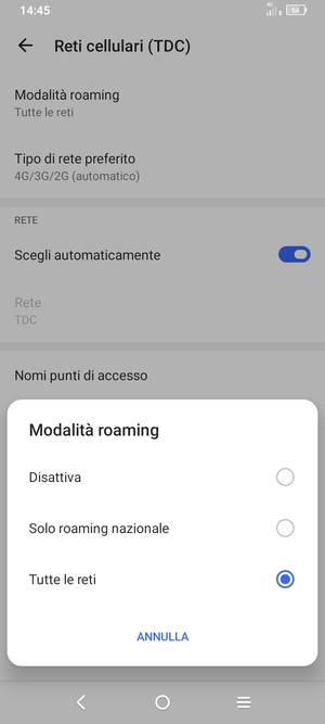 Seleziona la tua opzione preferita