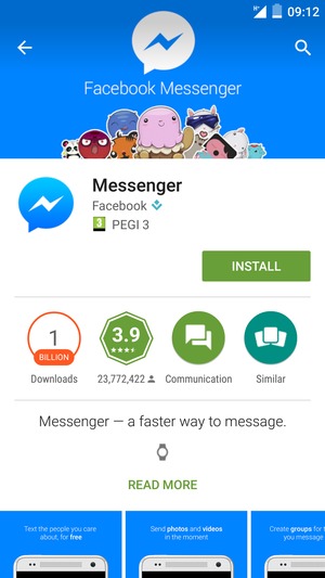 Select INSTALL