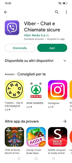 Seleziona Apri