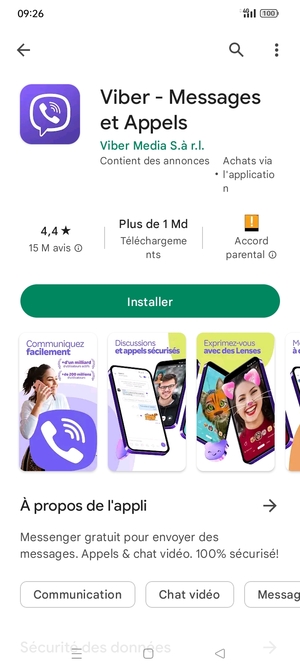 Sélectionnez Installer