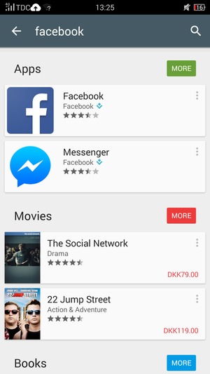Select the app
