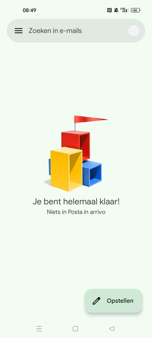 Uw Gmail is klaar voor gebruik