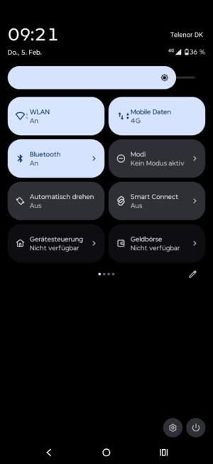 Schalten Sie WLAN  aus