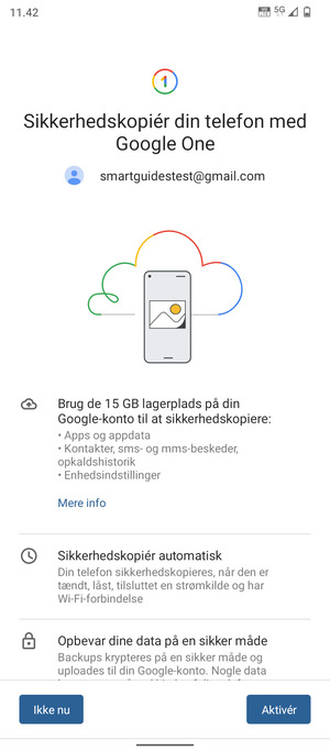Vælg Aktivér