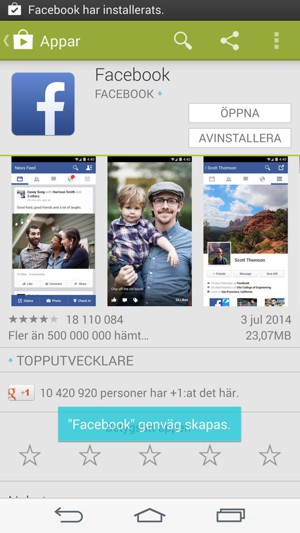 Välj ÖPPNA