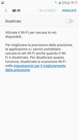 Attiva Wi-Fi