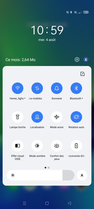 Désactiver le Wi-Fi et le Bluetooth
