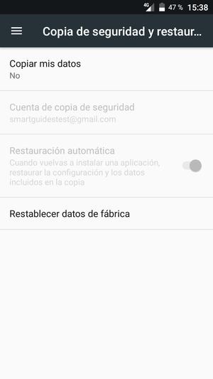 Seleccione Copiar mis datos