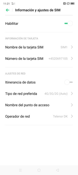 Seleccione Nombre del punto de acceso