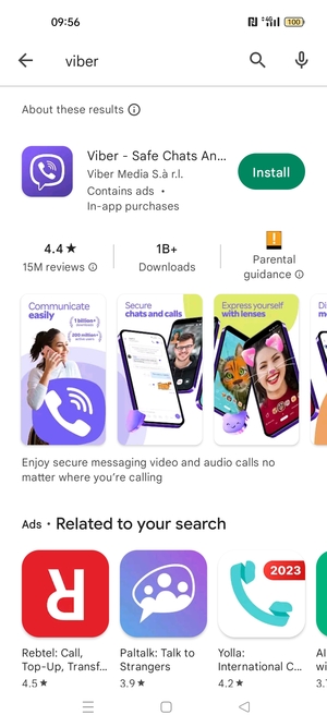 Select the app