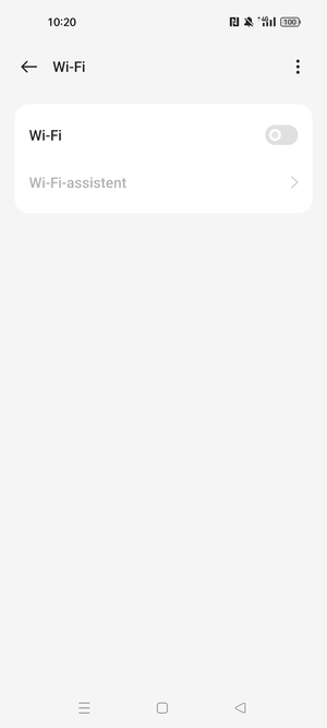 Schakel Wi-Fi in