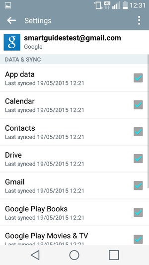 Check all the checkboxes