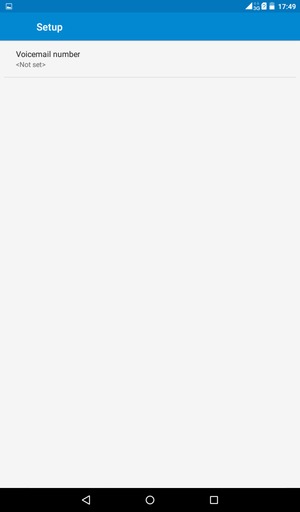 Select Voicemail number