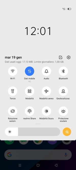Seleziona il tasto Impostazioni
