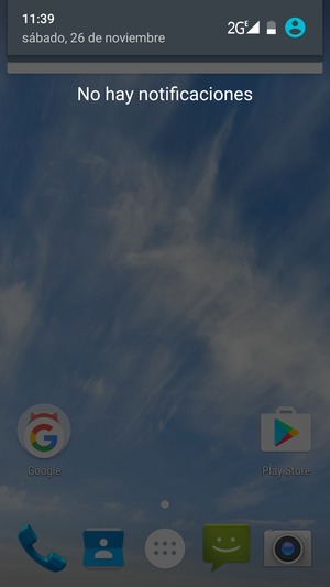 Deslice hacia abajo el menú superior de nuevo